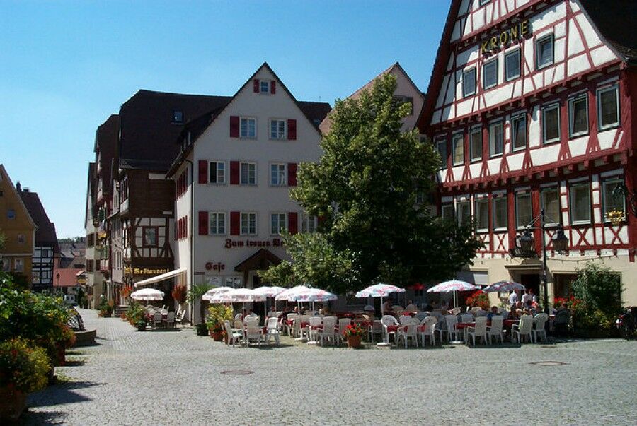 Hotel Zum Treuen Bartel Markgröningen Exterior foto